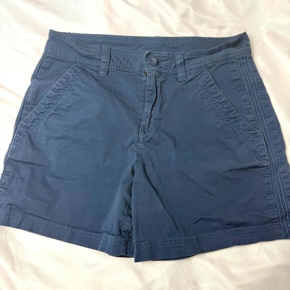 Eddie Bauer Women's Shorts Size 6 Blue Regular Casual Twill - Picture 1 of 10